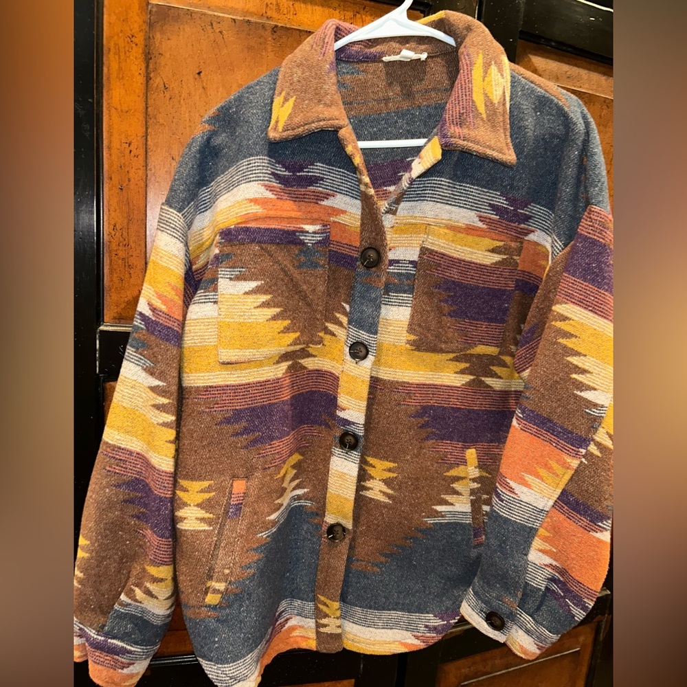 Main Strip Aztec Jacket